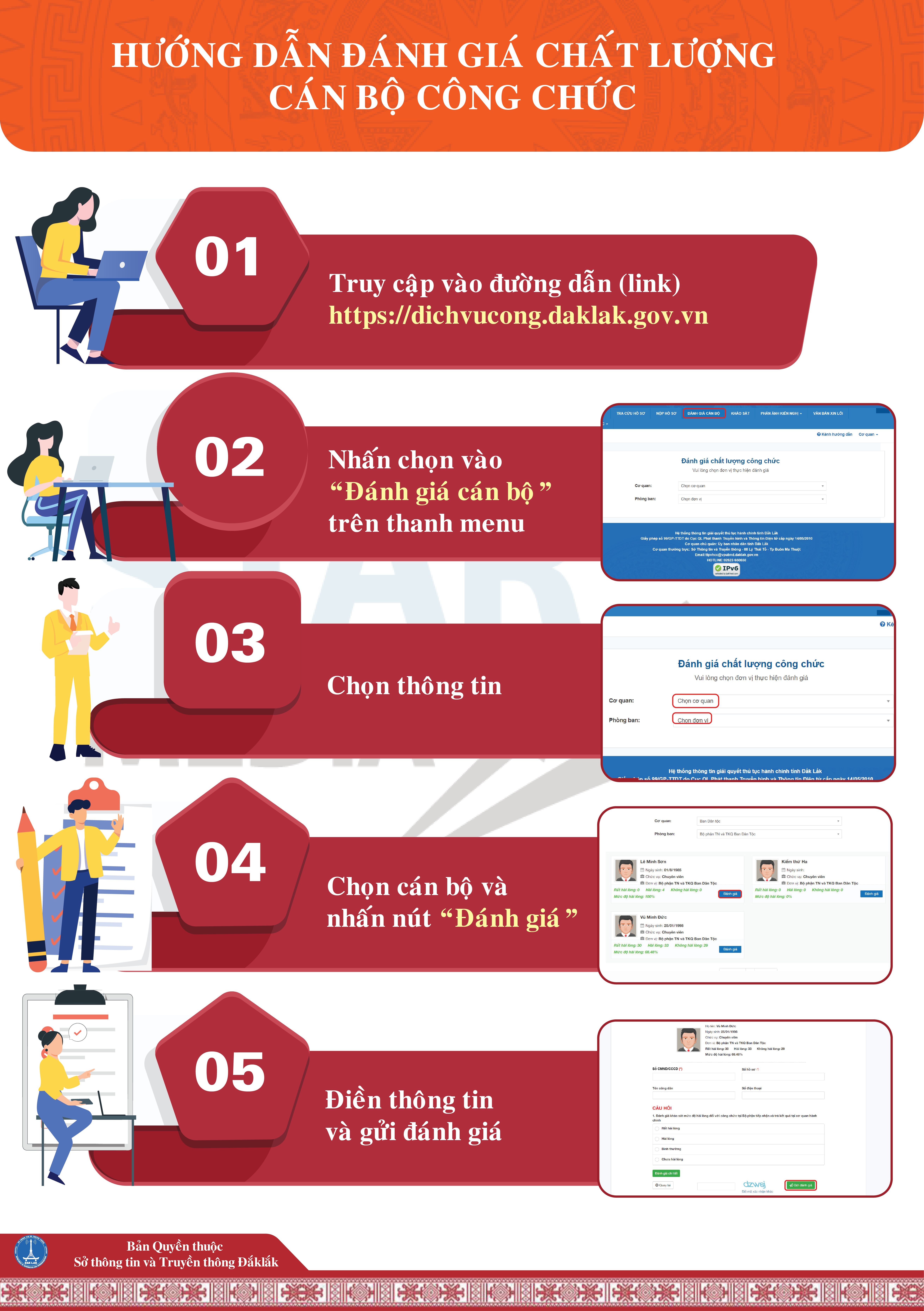 Nội dung 5 Hướng dẫn đánh giá chất lượng cán bộ công chức
